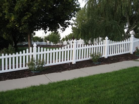 Scallop dog ear picket